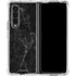 Black Marble Galaxy Z Fold4 5G Clear Case